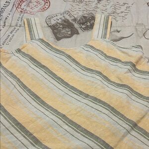 Royal Robbins Yellow and Green Patterned Top